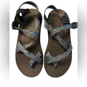 Men’s Chaco Black and Multicolor Sandals